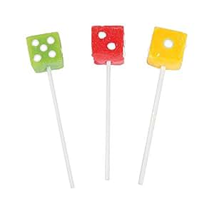Fun Express - Dice Suckers - Edibles - Sucker & Pop - Suckers