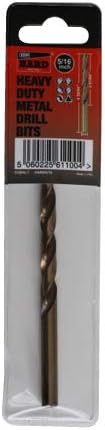 Cobalt M35 imperial 5/16” drill bit for metal by TTP HARD drills | Single 5/16” cobalt drill bit | added cobalt for drilling harder metals |Easy to use & long life | Easily drill chrome, stainless steel, hardox 450, cast iron and aluminium | Heavy duty and designed for drilling harder metals and alloys | maintains cutting abilities at higher temperatures | reduced heat build up | can be resharpened | Certificate of Hardness from SGS Testing