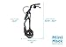 NOVA Medical Products Mini Mack Bariatric Rollator Walker, 400 lb Weight Capacity, Heavy Duty with Extra Wide Seat, 19.5” Seat Height, Blue