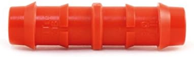 Piltar Drip Irrigation Universal Barbed Coupling, Fits All Sizes of 5/8, 1/2 Drip Tubing (16mm x 16mm)