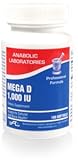 Anabolic Laboratories, Vitamin D3 1000iu, 3 Bottles of Mega D, 100 Softgels (3 Bottles Is One Order=300 Softgels)