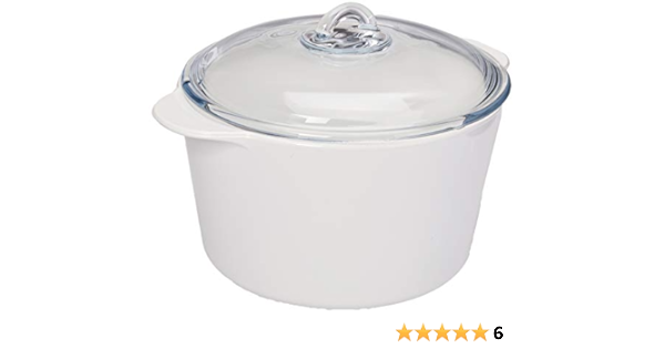 Creatable Vitro Color Blanco – Olla con tapa (5,0 litros ...