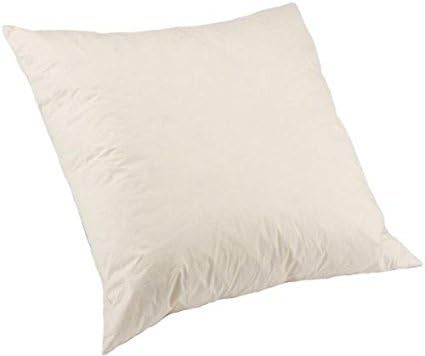 Cotton Mills- New White Extra Filled Duck Feather Cushion Pad Inner Insert 26" x 26" (66cm x 66cm) 100% Natural Cotton -Anti Dust Mite-Non Allergenic-Machine Washable with Free P&P