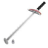 Tooluxe 03703L 3/8" and &frac12;" Dual Drive Beam Style Torque Wrench, Hardened Steel | 0-150 Ft. Lbs.