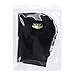 OULII Elastic Black Open Mouth Face Cover Role Play Mask Hood Bondage Cosplay Costume Size M