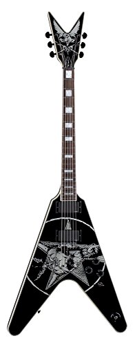 Dean Eric Peterson Signature V Guitar, Old Skull with Case