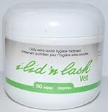 I-Lid'n Lash Hygiene Vet Wipes, 60 Count