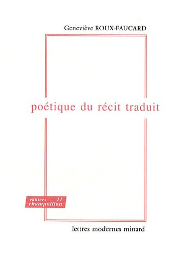 Poétique du récit traduit