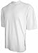 Good Life Mens Luxury Cotton Mock Neck Shirt Pre-Shrunk (XL, White)
