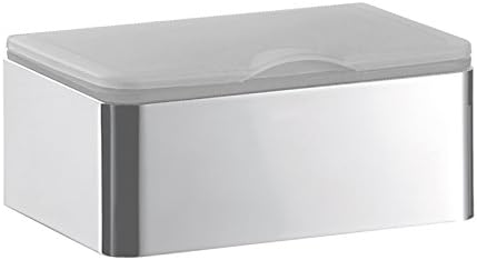 Derby-Style Wet Toilet Paper Box Paper Holder for Moist Toilet Paper Chrome-Plated