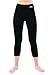 Nirlon Women's Capri Leggings 7/8 Length High Waist Workout Cotton Spandex Yoga Pants 22