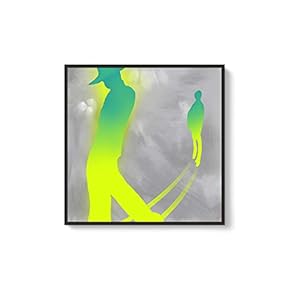 Framed Canvas Wall Art for Living Room, Bedroom Abstract Canvas Prints for Modern Home Decoration Ready to Hang - 16"x16" inches