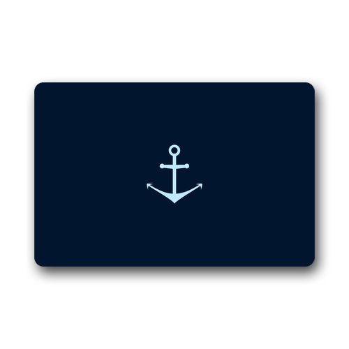 Unique Design Doormats Home Decorative Anchor Patterned Doormat Size 23.6(L) X 15.7(W) Doormat Floor Mat Indoor/Outdoor Mats