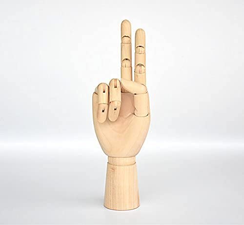 Wood Artist Drawing Manikin Articulated Mannequin with Wooden Flexible Fingers 10