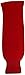 DoGree Hockey Solid Color Knit Hockey Socks, Red, Adult/32-Inch