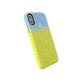Speck Products CandyShell Fit iPhone Xs/iPhone X Case, Periwinkle Ombre Antifreeze Yellow/Antifreeze Yellow