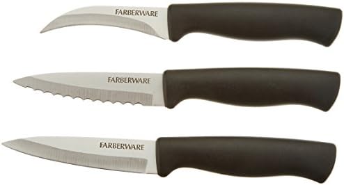 Farberware 3-Piece Stainless Steel Paring Knife Set
