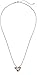 Fossil Heart Charm Necklace, 20