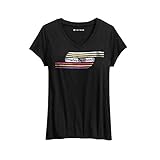 HARLEY-DAVIDSON Official Women's Retro Tank Stripe Tee, Black