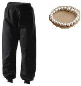 Chinese Traditional Kung Fu Pants size 6 (195Lbs 6') Plus a FREE Good Luck wrist band