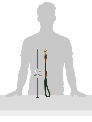 Mendota Products Traffic Lead Short Leash, 1/2 by 16-Inch, Green