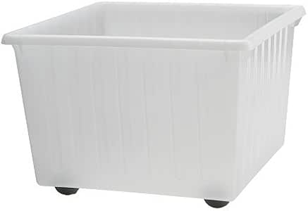 IKEA VESSLA - caja de almacenaje con ruedas, blanco - 39x39 cm: Amazon.es: Hogar