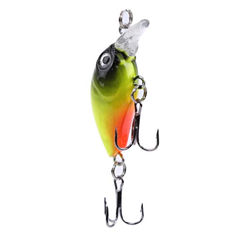 Yunzee Simulation Fishing Lure 5 PCS Artificial Fish Bait Hook Wobbler Hard Tackle Bait Hook Crankbaits Swimbaits Boat Fishing Lures Set