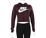 NIKE Womens Rally Hoodie Crop Top Sweatshirt