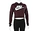 NIKE Womens Rally Hoodie Crop Top Sweatshirt
