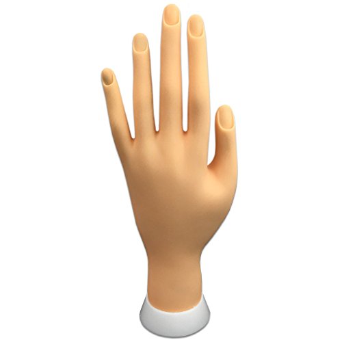 Pana Brand Flexible Bendable Mannequin Hand Display Tool for Nail Art Training Practice