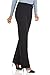 Rekucci Women's Smart Desk to Dinner Stretch Bootcut Pant w/Tummy Control (10 Short, Black)