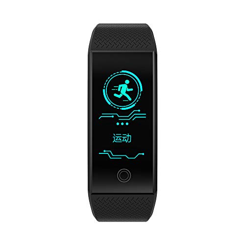 Lisin Smartwacth QW18 Smart Watch Sports Fitness Activity Heart Rate Tracker Blood Pressure Watch (Black)