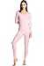 SANQIANG Women’s Exposed Waistband Thermal Underwear Set Cotton Long Johns Set Base Layer Tagless Top & Bottomthumb 4