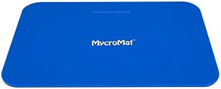 Microwave Easy Safe Mat 100% Silicone 3-1 Perfect for Hot Bowl Cups Jar opener, Blue- by Mycromat