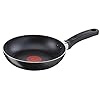 Tefal 5 Piece, Essential, Pots and Pans Set, Non Stick, Aluminium, Black, 5 Count (Pack of 1)