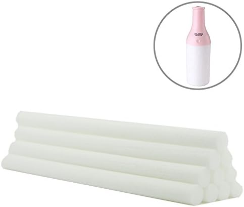 Cool Bottle Humidifier Filter, ZELAF [SGS Cert.] 10 Pack 6.7 x 0.39inch Replacement Sponge Wick Filters for Cool Bottle Diffuser, Aromatherapy Diffuser, Air Humidifier, Essential Oil and More