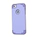 Alkax for iPhone SE Case, Dual Layer Armor Heavy Duty Rugged Slim Hybrid Soft-Interior+Hard Protective Cover Bumper for Apple iPhone SE + 1 Stylus Pen (Purple)