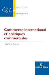 Commerce international et politiques commerciales