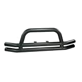 Rugged Ridge 11561.01 Textured Black Front Tube Bumper with Grill Guard