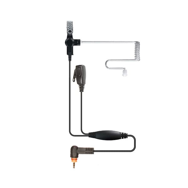 Covert Acoustic Tube Earpiece Headset with PTT Mic Compatible with SL4000 SL4010e SL1600 SL2600 TLK100 TLK110 SLN1000 Radio