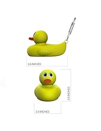 buqu Bubs 2500 mAh Portable Power Bank universal   Pato, color amarillo