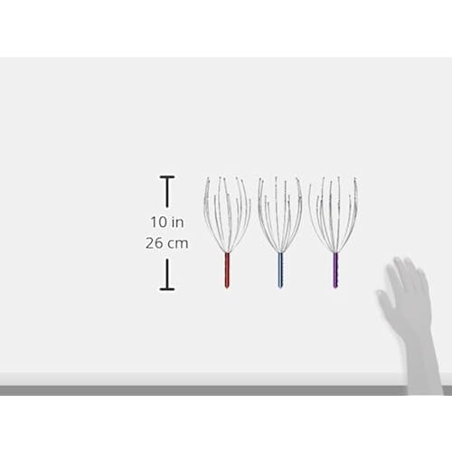 Hand Held Scalp Head Massager - Set of Three ( Colors May Vary ) Health & Household, Wellness & Relaxation, Massage Tools & Equipment, Massage Tools, Scalp Massagers