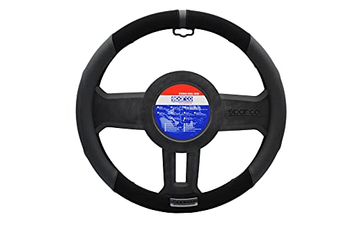 SPARCO CORSA ステアリングカバー Sサイズ ブラックの商品画像