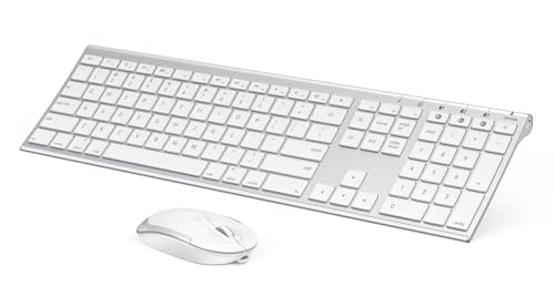 Photo 1 of Bluetooth Keyboard Mouse for Mac, Ultra Slim Wireless Keyboard Mouse Combo for Mac, Multi-Device, Full Size, Rechargeable, for MacBook Pro, MacBook Air, iMac, iPad