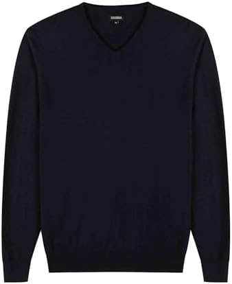 IZOD Men's Big and Tall Premium Essentials Solid V-Neck Sweater