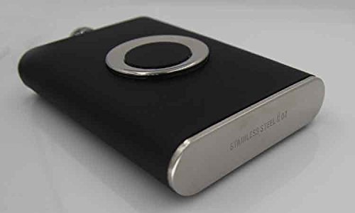 Portable Hip Flask Stainless Steel 8 oz Shot Flasks Built-in Collapsible 2 Oz. Shot Glass-Leak Proof Leak Proof Liquor Hip Flask