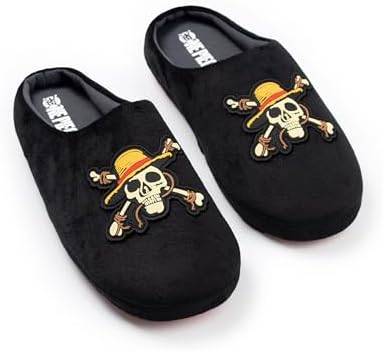 One Piece‎ Anime Skull Slides Sandals Mens Size 9 Black Anime Slip On 71fQv31aPoL._AC_SY300_QL30_.jpg main image 4