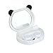 DZT1968 Cartoon Panda Candy Color Contact Lens Box Case For Eyes Care Kit (White)