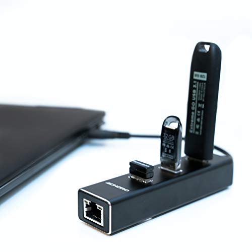 All in One USB 3.0 3 USB Hub - RJ45 Gigabit Ethernet - SuperSpeed 3 USB ...
