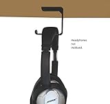 Stick On Under Desk Headphone Hook 2 PACK